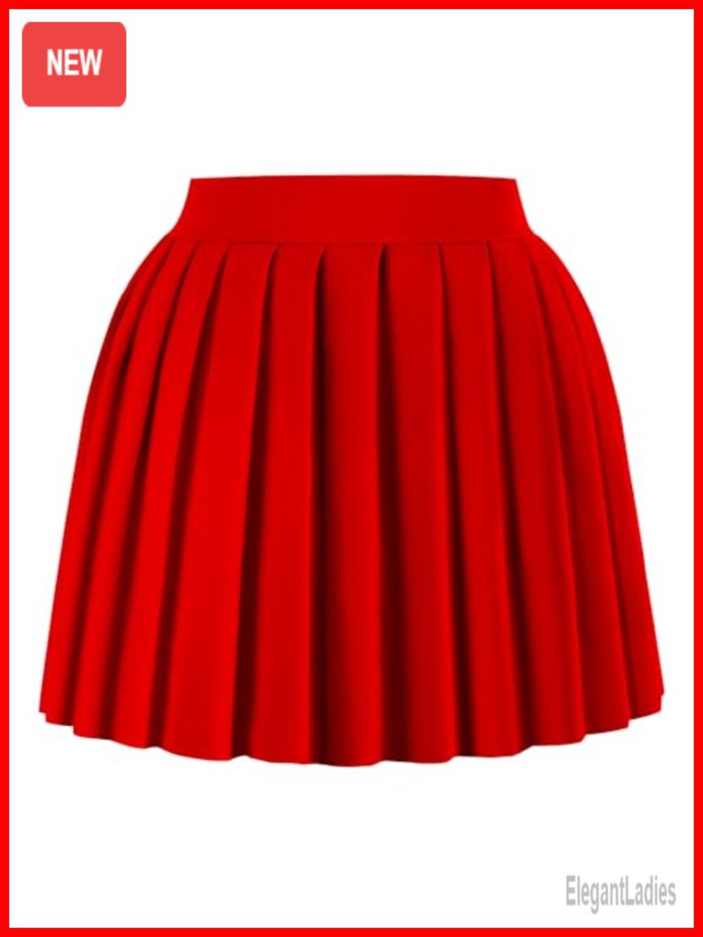 Mini Pleated Skater Skirt High Waist A-Line Tennis Skirt